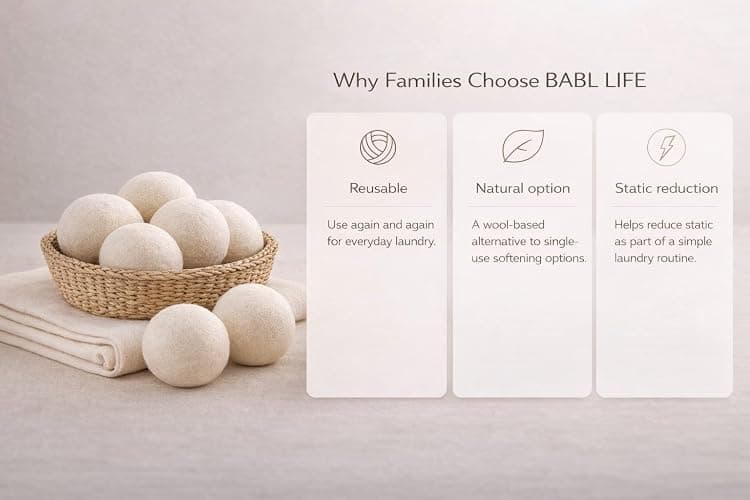 Updated Version(Made of The Latest Shearing) Wool Dryer Balls Pack of 6 XL,Premium Reusable New Zealand Natural Fabric Softener,Saves Drying Time, Handmade Dryer Balls… thumbnail 6