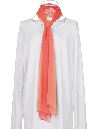 uxcell Long Chiffon Lightweight Sheer Wedding Scarf Silky Gradient Color Party Shawl Spring Summer Beach Wrap for Women thumbnail 8