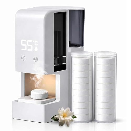 5s Fast Hot Towel Dispenser, 55°C (131°F) Constant Temp, 500ml Tank, Auto-Dry & Safe, Portable for Spa, Facial, Bathroom & Home (Hot Towel Heater with 2 Rolls of Towels) - Image 1