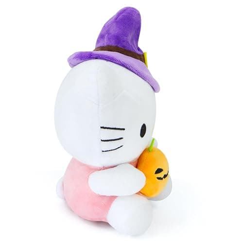 7-Inch Halloween Pumpkin Cat Plush, Soft and Cute Kitty Stuffed Animal, Adorable Halloween Decoration and Gift (Purple) thumbnail 3