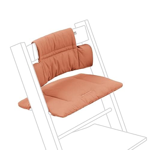 Tripp Trapp Cuscino Classic, Terracotta - Da aggiungere alla sedia o al seggiolone Tripp Trapp per Supporto e Comfort - Lavabile in lavatrice - Per tutte le Sedie Tripp Trapp - Terracotta - Image 1