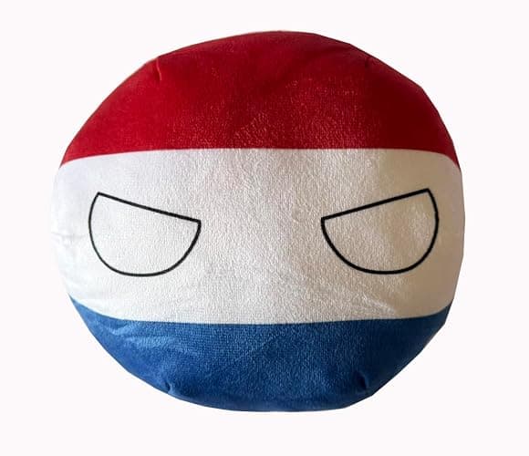 8-Inch Countryball Plushie – Netherlands Collectible Soft Stuffed Ball Gift for Fans & Plush Collectors (22.Netherlands) - Image 1