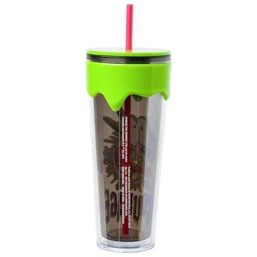 Silver Buffalo Courage the Cowardly Dog Scared Nostalgic Cartoons 3D Sculpted Drip Tumbler, 26 Ounces thumbnail 3