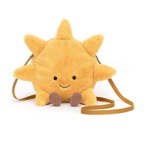 Jellycat Plush Bag Collection | Crossbody Bags & Shoulder Purses | Fun & Unique Handbag - Sun - Image 1