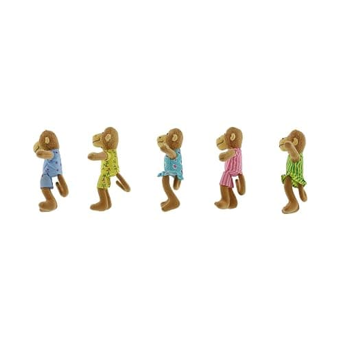 MerryMakers Five Little Monkeys Finger Puppet Playset, Set of 5, Polyvinyl Chloride, 5-Inches Each thumbnail 4