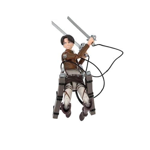 Total Anime Levi - 6.5-Inch Figure with Swappable Faceplates, Alternate Hands, and Weapon thumbnail 5