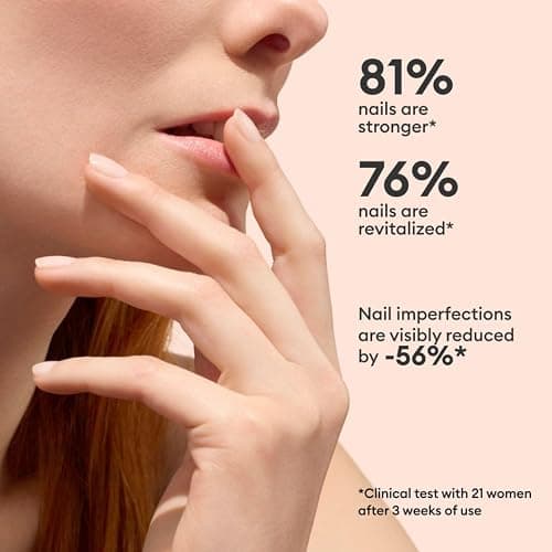 Manucurist Active Smooth 00 Nail Concealer Polish & Care - 2 in 1 Nude Nail Polish : Nail Strengthener and Growth - No Lamp - Ridge Filler for Nails - Natural Rosé Nail Polish thumbnail 4