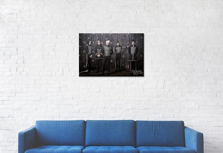 POSTER STOP ONLINE My Chemical Romance - Music Poster (The Guys - The Black Parade) (Size 36 x 24) (Unframed, Unframed) thumbnail 6
