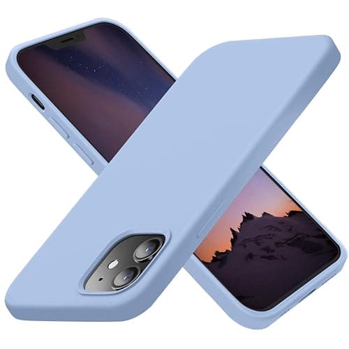 Cordking Designed for iPhone 12 Case, Designed for iPhone 12 Pro Case, Silicone Shockproof Phone Case with [Soft Anti-Scratch Microfiber Lining] 6.1 inch,Light Blue - Image 1