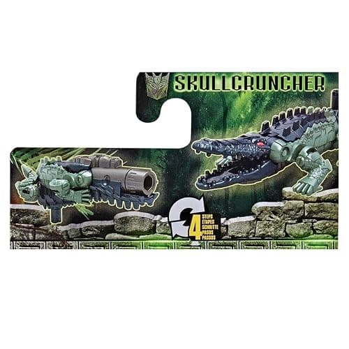 Transformers Toys Rise of the Beasts Movie, Beast Alliance, Beast Battle Masters Skullcruncher Action Figure - Ages 6 and Up, 3-inch thumbnail 3