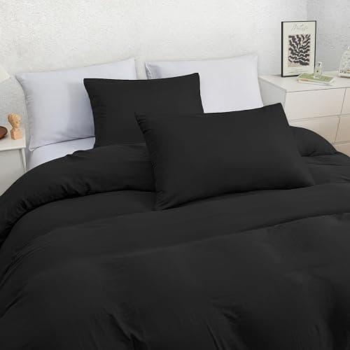 Pamposh Double Duvet Set - Pre-Washed Microfibre Bedding Set for Added Softness & Comfort - Lightweight Premium Quilt Cover Set for All Seasons With Zipper Closure thumbnail 6