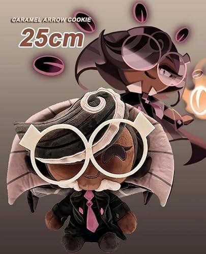 Amnii Cookie-Run Kingdom Ornaments Figurines Espresso Cookie Pillow Doll Merchandise Hugable Car Room Decorations Stress Relief Doll 9.8inch thumbnail 2