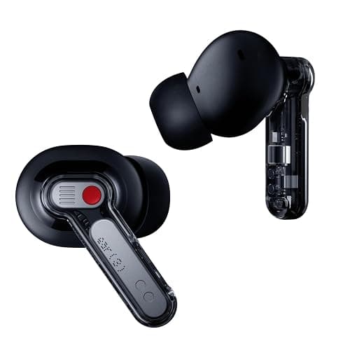 Nothing Ear (3) Wireless Earbuds Super Mic 45dB Hybrid Active Noise Cancelling Bluetooth Headphones Hi-Res 6 Mics, 12mm Dynamic Bass Boost, Dual Connect ANC Sport Ear Buds for iPhone Android, Black thumbnail 8