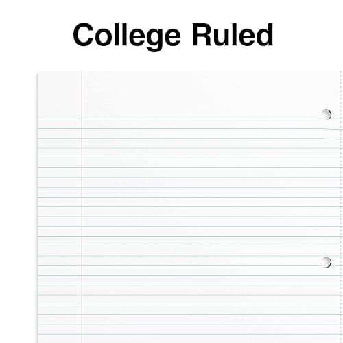 Staples Accel 1-Subject Notebook, 8.5x11 Inch, College Ruled, Black | 100 sheets for school, office, and everyday note-taking and writing. thumbnail 5