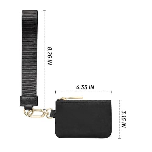 Mum's Memory Mini Zip Around Wristlet Wallet for Women Dual Pouch Wristlet Portable Wallet Coin Purse Mini Women Coin Pocket thumbnail 3