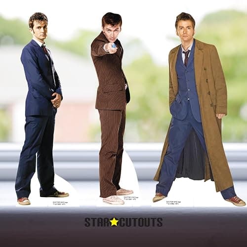 Star Cutouts SC4643 Tenth Doctor Who David Tennant Shelf Top Pack Cardboard Cut Out Height 31cm - Ideal for Fans & Gifts thumbnail 2