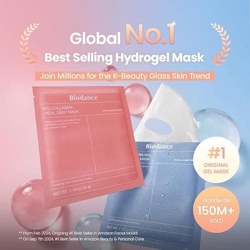 BIODANCE Best Mask Duo: Bio-Collagen & Ceramide Panthenol Real Deep Mask Set, Firming, Hydrating, Face Mask Bundle for Glass Skin, Korean Skincare Set, Korean Skin Care, Facial Mask Set thumbnail 2
