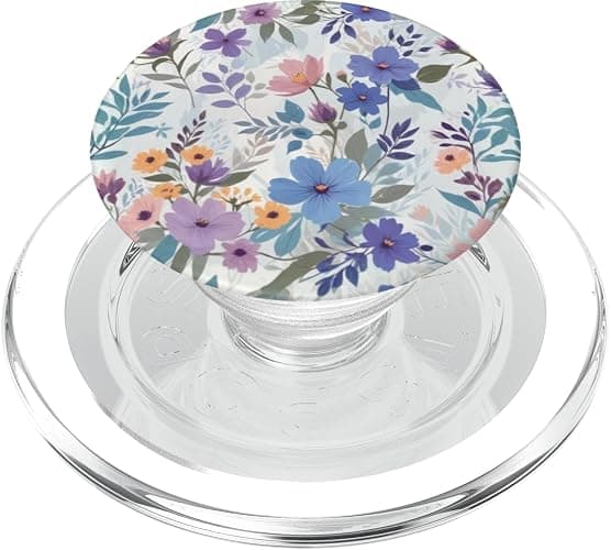 Blooming Wildflower PopSockets PopGrip for MagSafe - Image 1