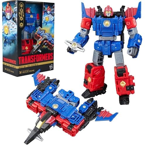 Transformers Age of the Primes The Thirteen Nexus Prime, Voyager Class 6-Inch Converting Action Figure, Robot Toys for Ages 8+ | Transformers Age Of The Primes 7 Inch Action Figure Voyager Class (2026 Wave 2) - The Thirteen Nexus Prime thumbnail 3