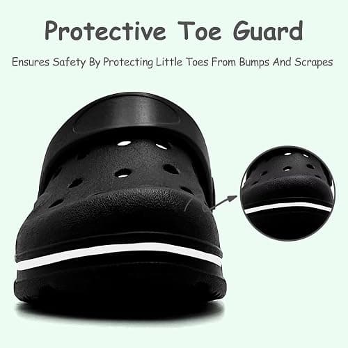 Nedaan Toddler Girls Boys Clogs Classic Garden Shower Beach Pool Swim Slip on Sandals Slides Children Kid Cute Water Shoes thumbnail 5