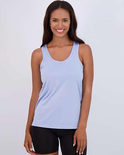 Real Essentials 5 Pack: Women's Racerback Tank Top Dry-Fit Athletic Performance Yoga Activewear (Available in Plus Size) thumbnail 5