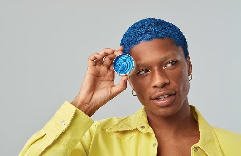 Good Dye Young - One Night Only (Blue) | Temporary Hair Color for Kids & Adults | Hair Chalk Alternative | Easy-to-Use & Wash Out, Vegan, Cruelty-free Color Hair Makeup for Rave, Party & Festival thumbnail 2