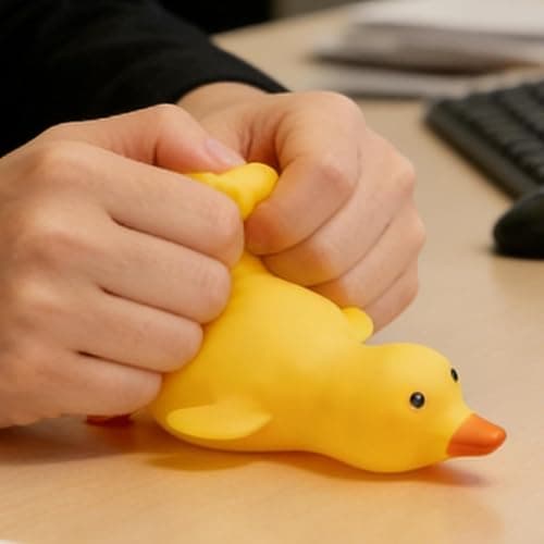 Duck Squish, Jumbo Pinch Toys for Kids, Cute Butter Stress Balls, Slow Rebound Ultra-Soft, Reusable Fidget Pinch Toys for Kid Boys Girls Teens Adult Women Men Kindergarten Birthday Christmas New Year thumbnail 6