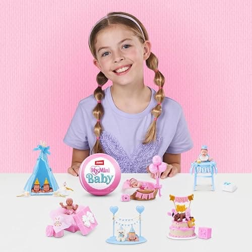 My Mini Birthday Series 1 (2 PACK) by ZURU – Collectible Mystery Capsule Baby Doll with Birthday Party Theme, Accessories & Playset, Unbox Celebration Surprises for Girls & Collectors. thumbnail 6