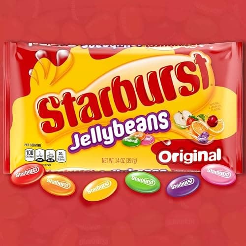 STARBURST Original Jelly Beans Gummy Candy, 14 oz Bag thumbnail 3
