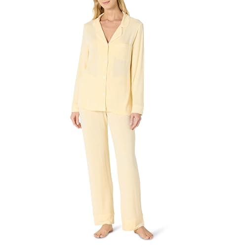 Amazon Essentials x Sofia Grainge Women's Stretch Modal Long-Sleeve and Full-Length Bottom Pajama Set - Image 1