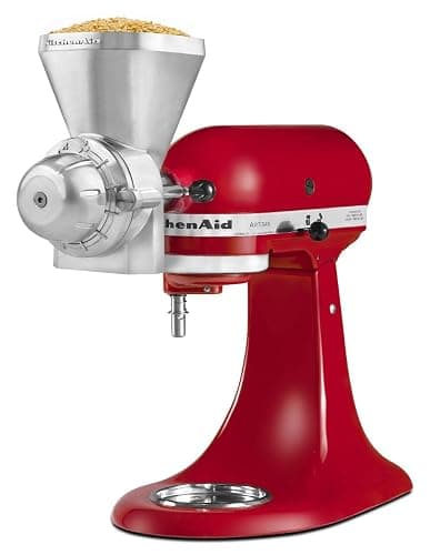 KitchenAid KGM All Metal Grain Mill Attachment for KitchenAid Stand Mixers | Fits any household KitchenAid Stand Mixer, 12 Grind Levels, Easily Grind a Variety of Grains, included Cleaning brush thumbnail 5