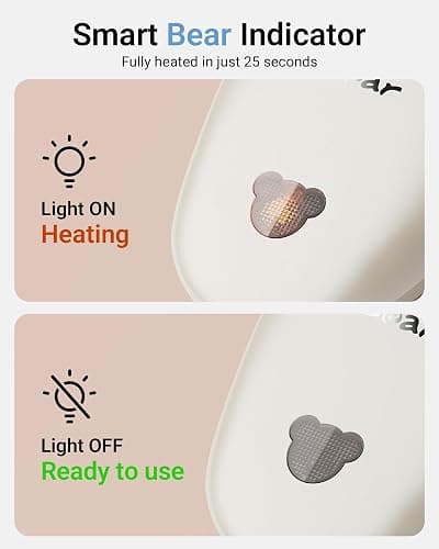 Bear Steamer for Clothes, 1300W 25s Heat-Up Clothes Steamer with 230ml Tank | Essential Oil Compatible,20g/min Steam Rate,Handheld 2-in-1 Steam&Iron,Fabric Wrinkle Remover for Home&Travel,Includes Brush thumbnail 8
