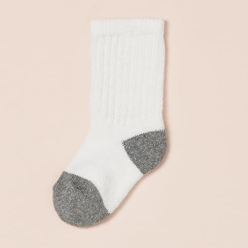 Amazon Essentials Unisex Kids and Toddlers' Cotton Crew Socks, 10 Pairs thumbnail 5