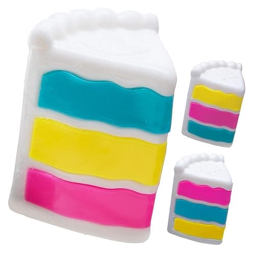 Schylling Needoh Peace O Cake - Sensory Squeeze Toy - Colors May Vary - Image 1