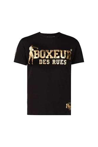 BOXEUR DES RUES T-Shirt Iconica Nera e Oro - Image 1