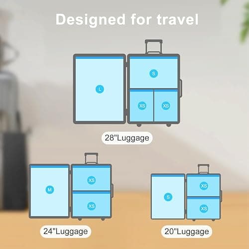 UPGOGO Travel Vacuum Bags Combo 6 Pack - Space Saver Vacuum Storage Bags for Clothing and Luggage thumbnail 3