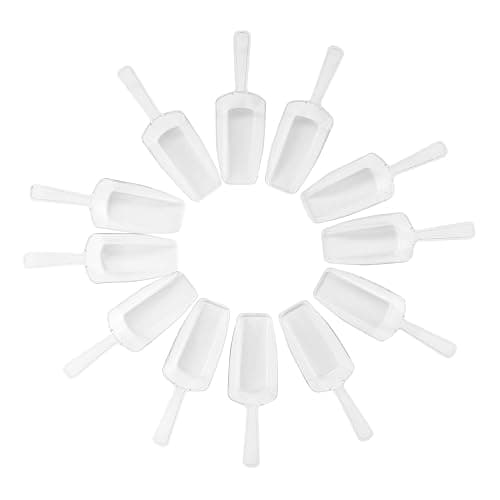 Super Z Outlet 5.5" Mini Acrylic Plastic Kitchen Scoops for Weddings, Candy Dessert Buffet, Ice Cream, Protein Powders, Coffee, Tea (Clear) thumbnail 6