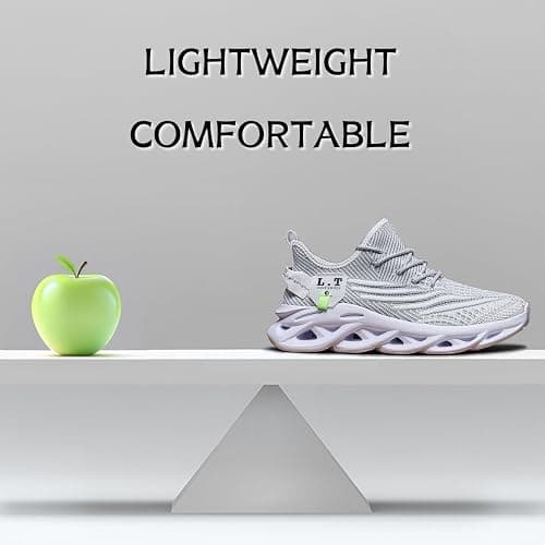 XKOWUO Women Running Shoes Tennis Walking Slip On Sneakers Workout Gym Athletic Jogging Lightweight Breathable Mesh Non-Slip Comfort Sole Cushioned Sports thumbnail 6