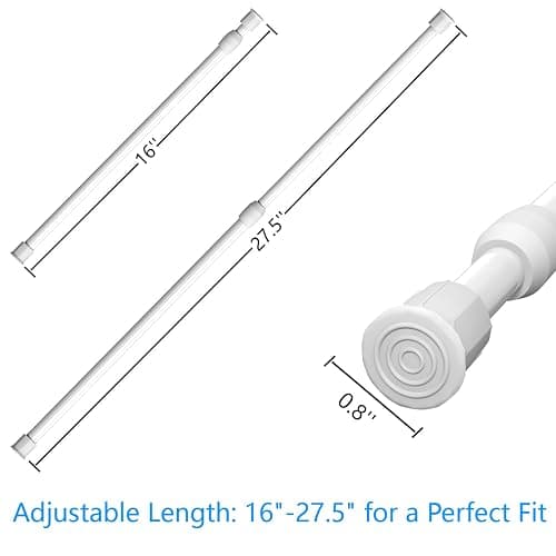 RV Adjustable Tension Rods,Camper Must-Have Essential Storage Organizer Bar | 6 Pack, Adjustable 16"-27.5", Help Prevent Messy Spills, Keep Items in Place During RV Travel, Organizes Camper Storage Space thumbnail 2