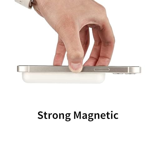 oakxco Silicone Case Compatible with Magsafe Battery Pack, Magsafe Battery Pack Cover, Scratch & Shatter Resistant, Matte Clear thumbnail 6