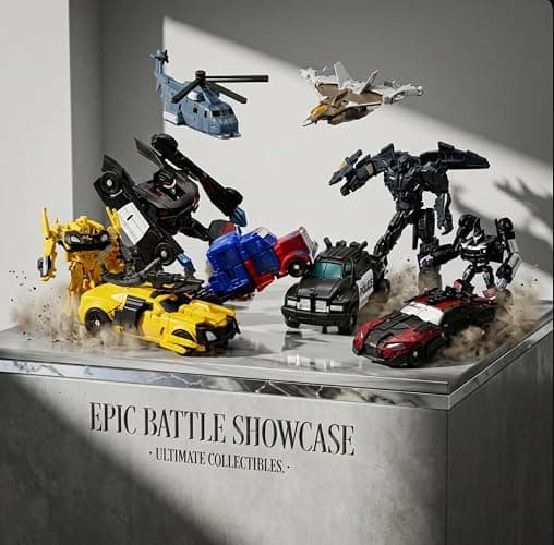 FULIM 8 Pcs Mini Car Robot Toys, 3.5-inch Small Hero Action Figures, Birthday Favors Toys for Kids Age 5 and up. thumbnail 2