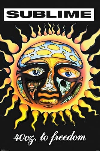 Sublime - Music Poster (40oz. To Freedom - Album Cover) (Size: 24" x 36") - Image 1