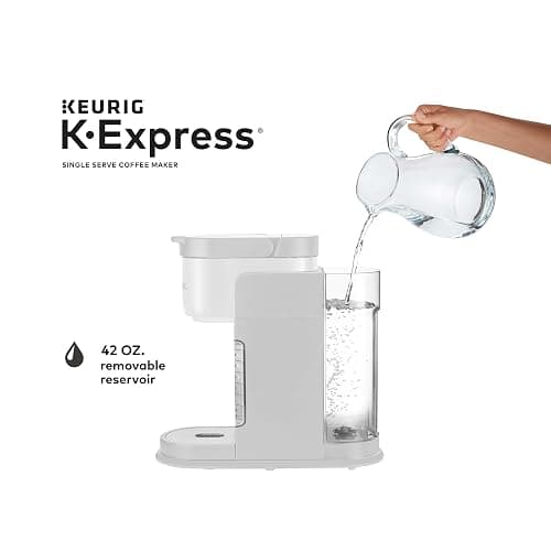 Keurig K-Express Coffee Maker, Single Serve K-Cup Pod Coffee Brewer, Warm Stone - Warm Stone thumbnail 4