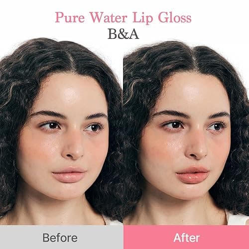 dasique Pure Water Lip Gloss #01 Coral Juice 0.09 oz | Variety of Colors | Dewy Gloss | Buildable Gloss Tesxture | Non-Sticky | K-beauty thumbnail 6