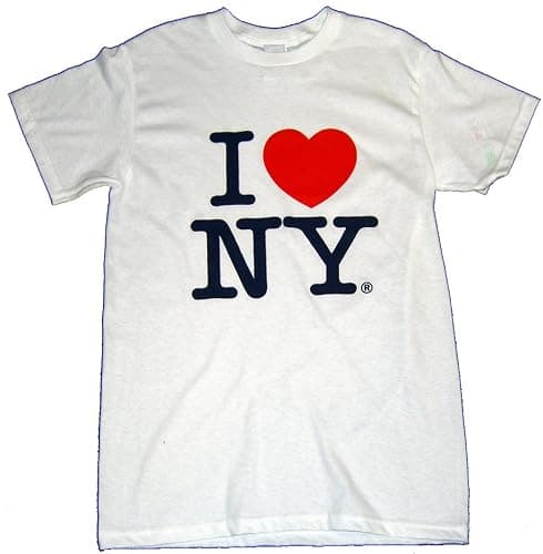 I Love NY T-Shirt - Size: Adult X-Large - Color: White - Image 1