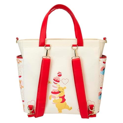 Loungefly Disney Winnie The Pooh Love Convertible Backpack and Tote Bag thumbnail 6
