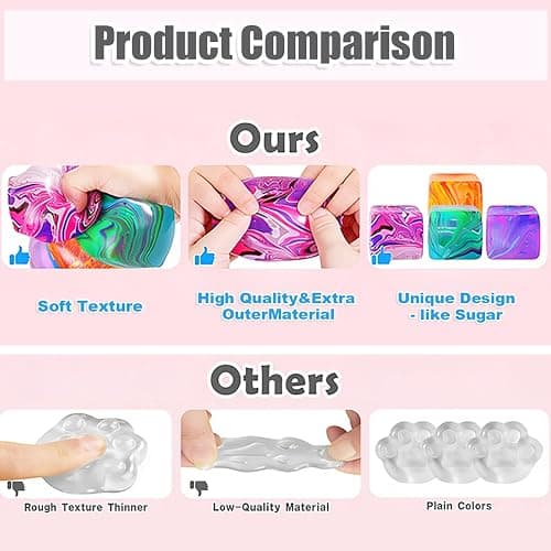 Stress Balls Fidget Toys for Adults Stress Relief, Square Shape Stress Cube Sensory Squeeze Toys, Slow Rising Squeeze Ball for Party Favors Stocking Stuffers (Green) thumbnail 5