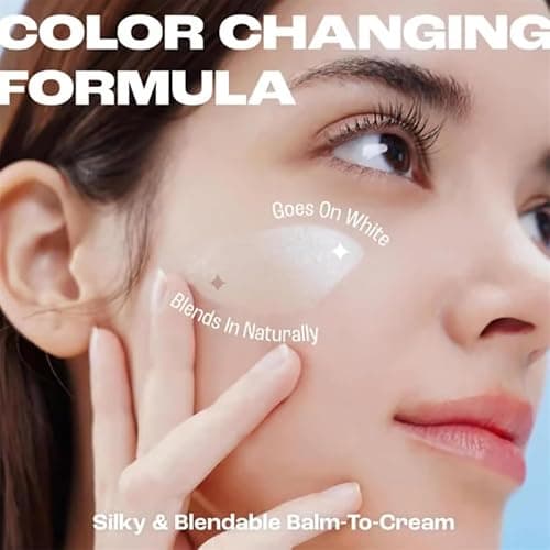 Crème Couvrante En Stick, Fond De Teint En Stick Chartming Changeant De Couleur, Convient à Tous Types De Peau,Fond De Teint 2 En 1 Avec Pinceau, Base De Maquillage Couvrante (Natural, 1PCS) thumbnail 4