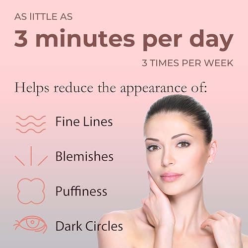 4-in-1 Light-Therapy-Wand,Red Light Therapy for Face and Neck - Microcurrent Facial Device for Anti-Aging - Face & Eye Massager Skincare (2 Colors led Light) - 2 Colors Led Light thumbnail 3