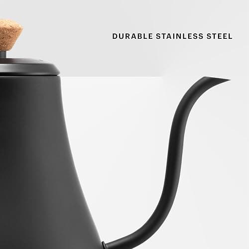 Bodum 27oz Bistro Gooseneck Electric Water Kettle, Pour Over Coffee & Tea, Stainless Steel, Matte Black thumbnail 6